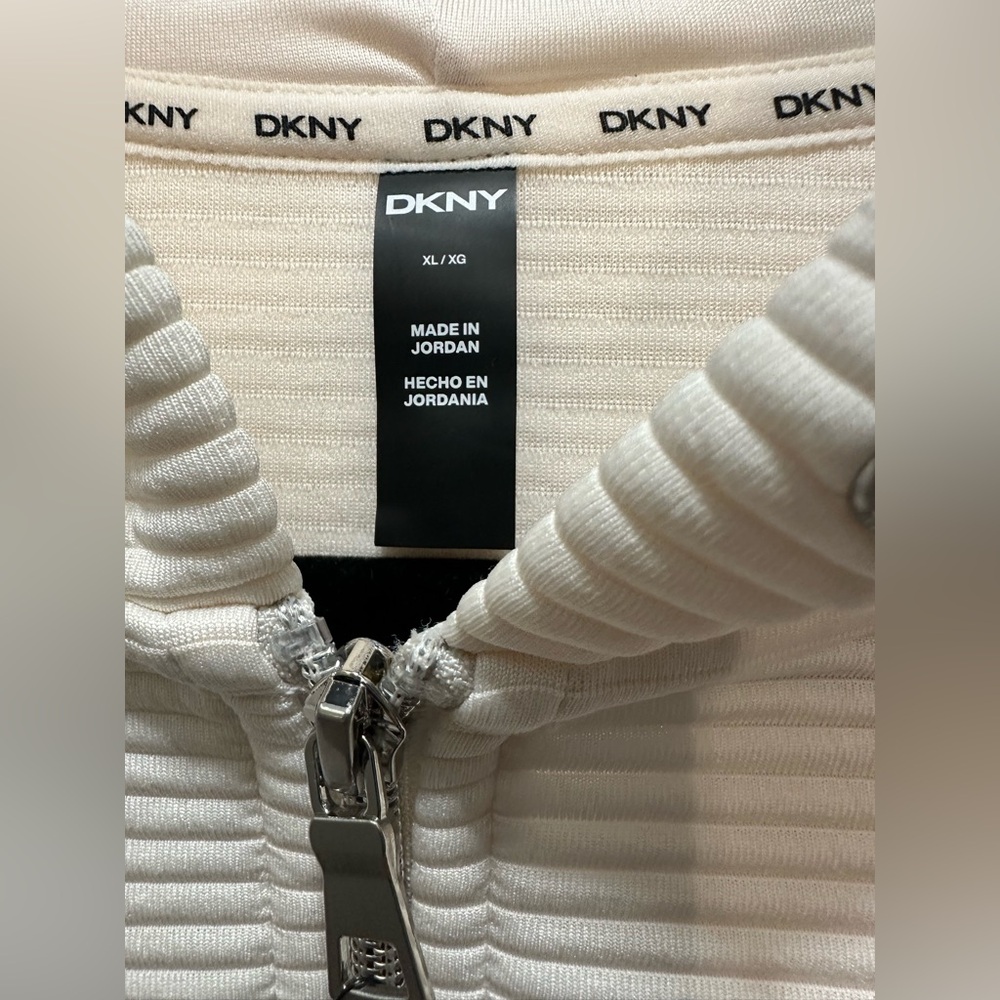 DKNY Size XL Ottoman Full Zip Jacket NWT - Picture 3 of 8